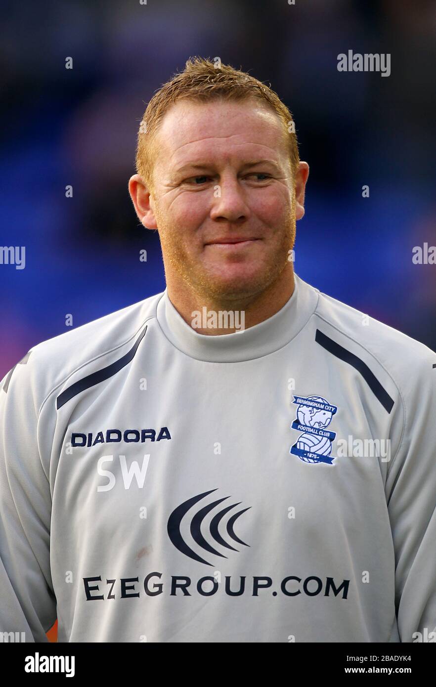 Steve Watson, primo allenatore di squadra di Birmingham City Foto Stock