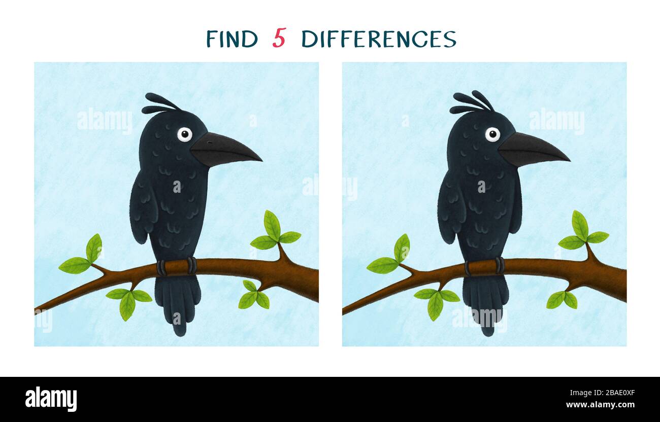 Semplice gioco educativo per i bambini Foto Stock