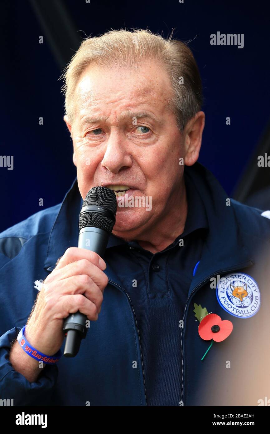 Alan Birchenall, annunciatore dello stadio di Leicester City Foto Stock