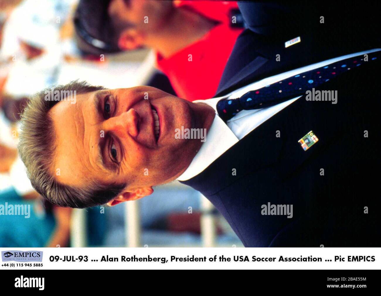 09 LUGLIO 93 ... Alan Rothenberg, Presidente della USA Soccer Association Foto Stock