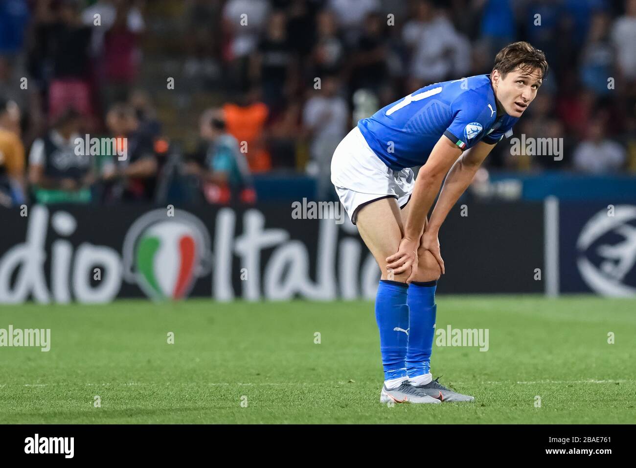 Gennaio 1, 2020, Italia: italia, Italia, , 01 Gen 2020, Federico Chiesa durante - - Credit: LM/Lisa Guglielmi (Credit Image: © Lisa Guglielmi/LPS via ZUMA Wire) Foto Stock