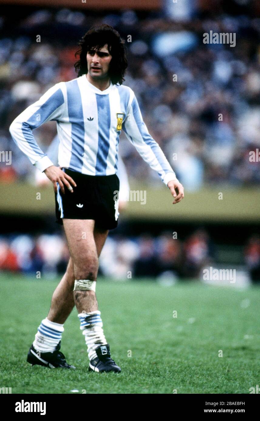 Mario Kempes, Argentina Foto Stock