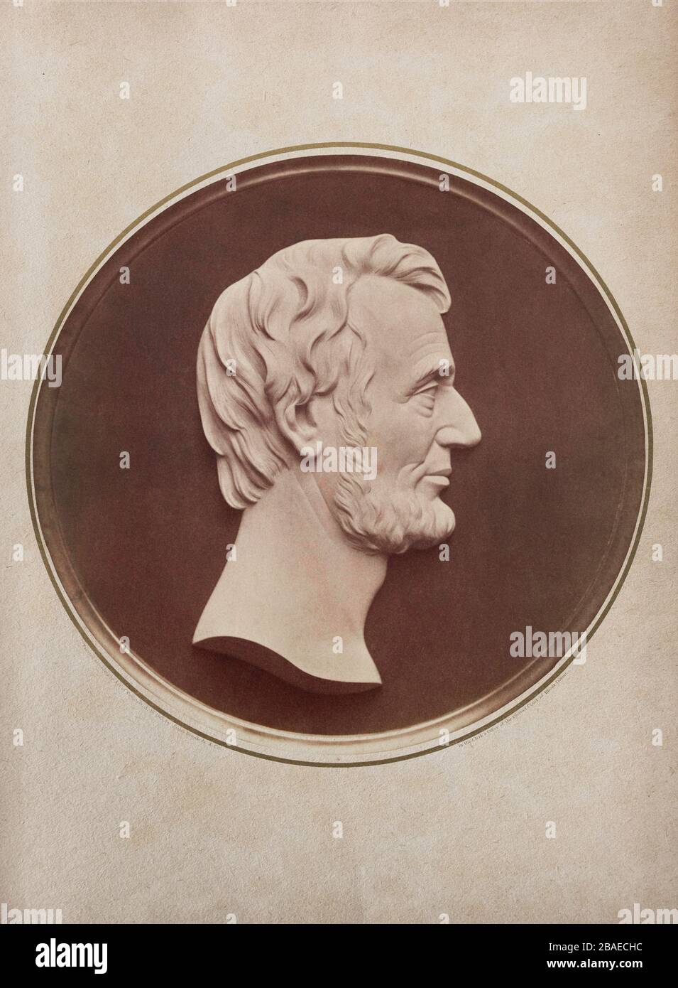 Abraham Lincoln (1809 – 1865) è stato un . 16th Lincoln ha guidato il Foto Stock
