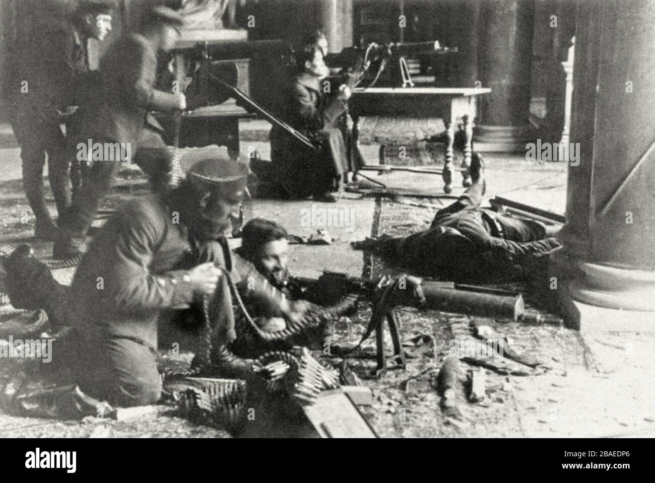 Marino rivoluzionario tedesco durante la rivoluzione di gennaio a Berlino. 1919 Foto Stock