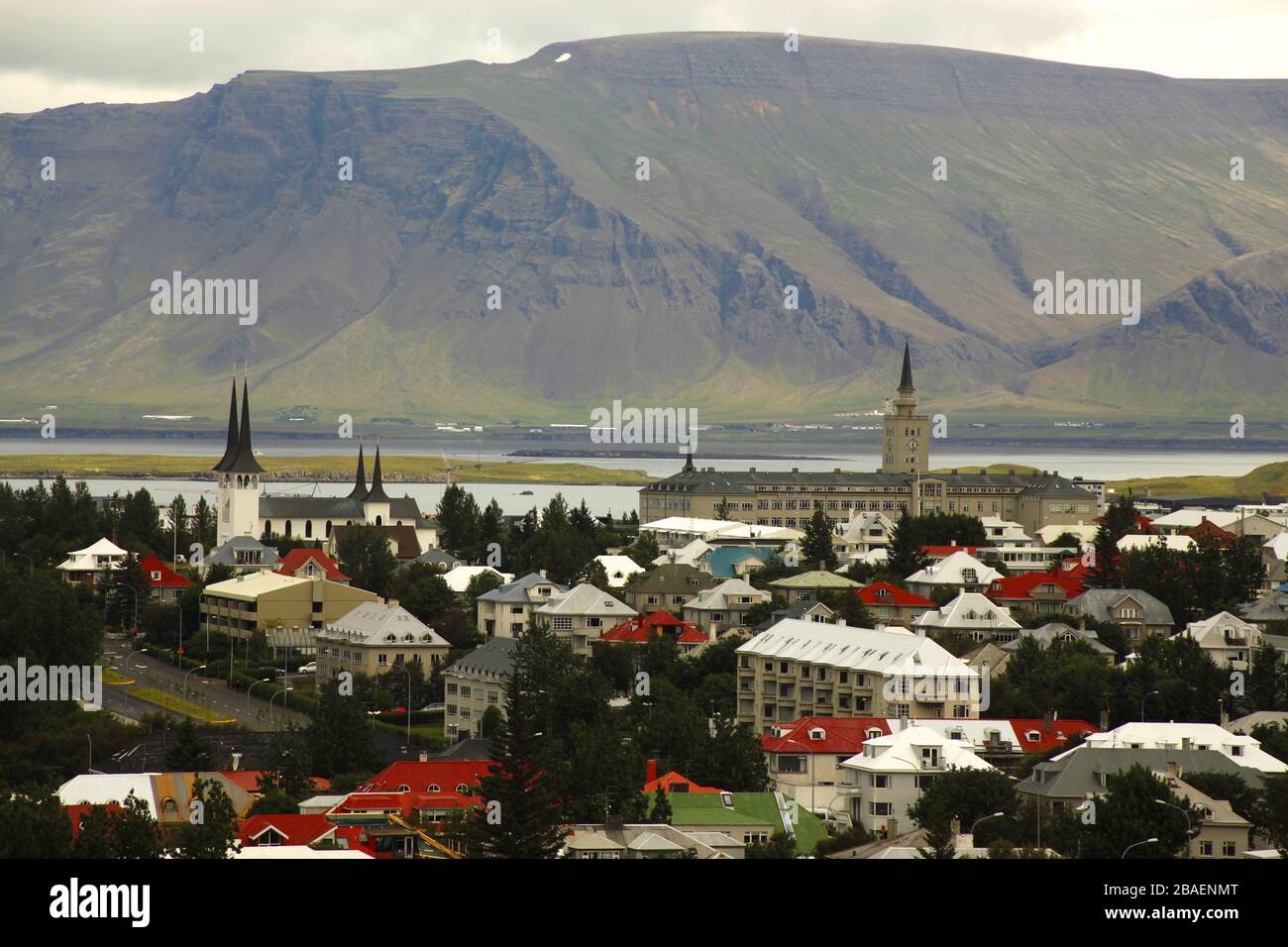 REYKJAVIK ISLANDA Foto Stock