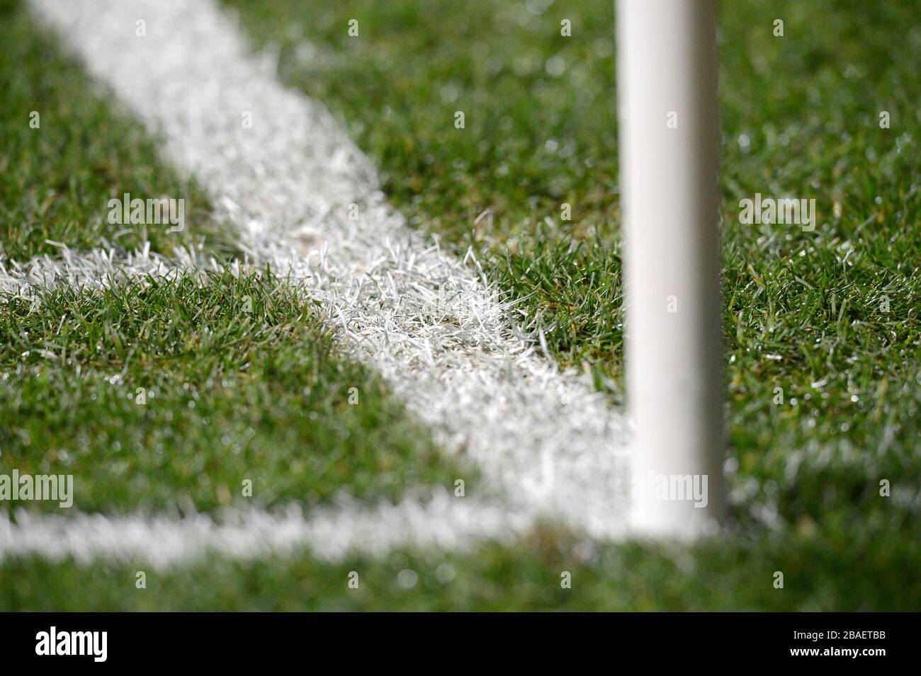 Dettaglio di un quadrante d'angolo alla Ricoh Arena Foto Stock