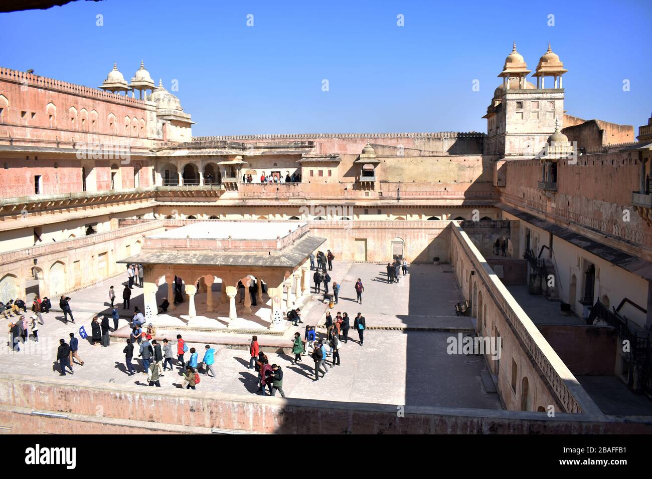 Il forte di Amber a Jaipur, Rajasthan, India Foto Stock