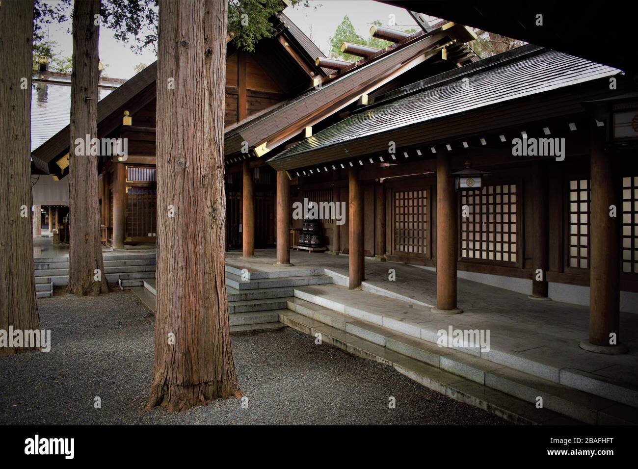 Hokkaido Santuario a Sapporo, Hokkaido, Giappone Foto Stock