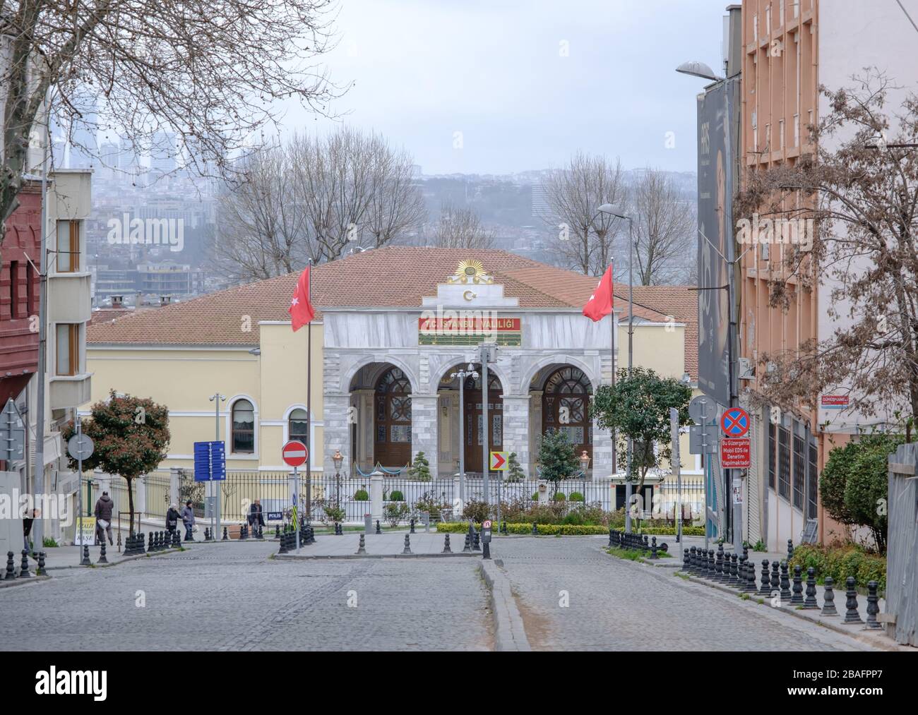 L'Ufficio del Governatore di Istanbul (in turco: İstanbul Valiliği) è la sede del Governatore della Provincia di Istanbul. Si trova a Cağaloğlu, Istanbul. Foto Stock