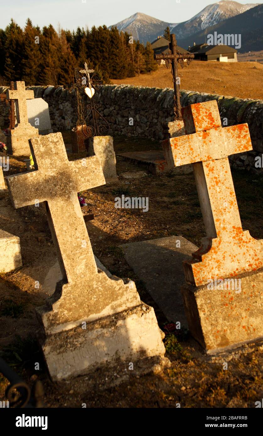 SANTA EULALIA CHIESA, BOLQUERE, Francia Foto Stock