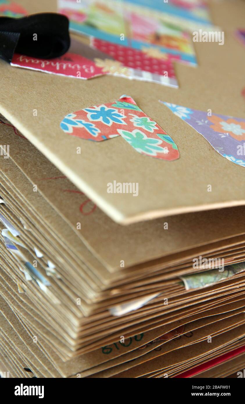 scrapbook del bambino Foto Stock