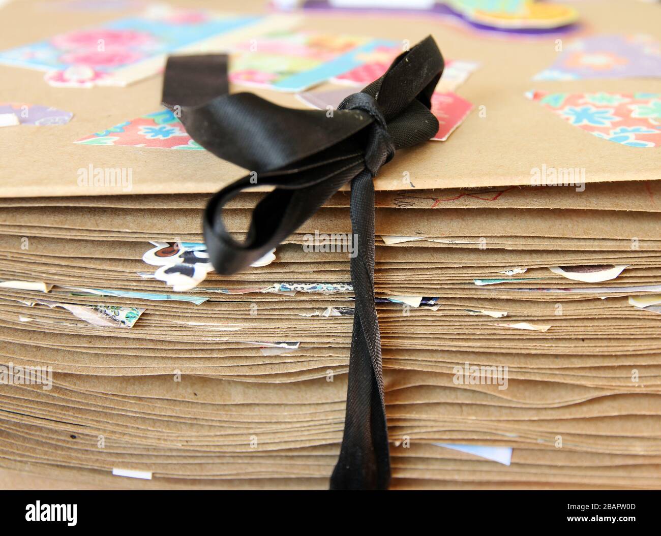 scrapbook del bambino Foto Stock
