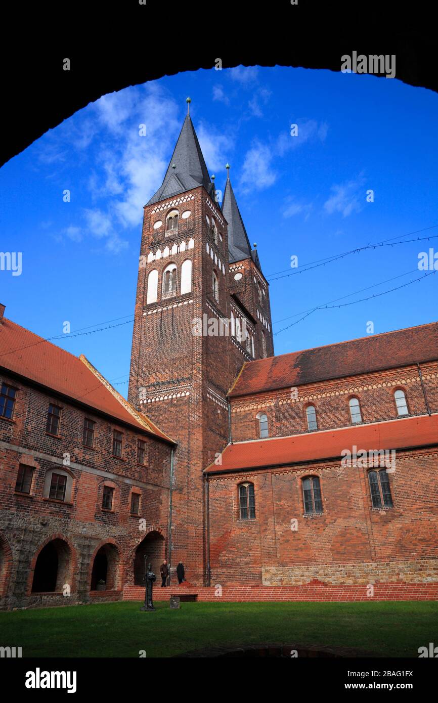 Monastero di Gerico, chiostro chiesa, Altmark, Sassonia-Anhalt, Germania, Europa Foto Stock