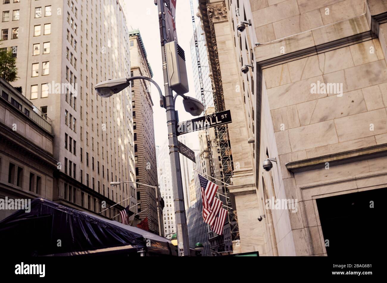 Wall Street Foto Stock