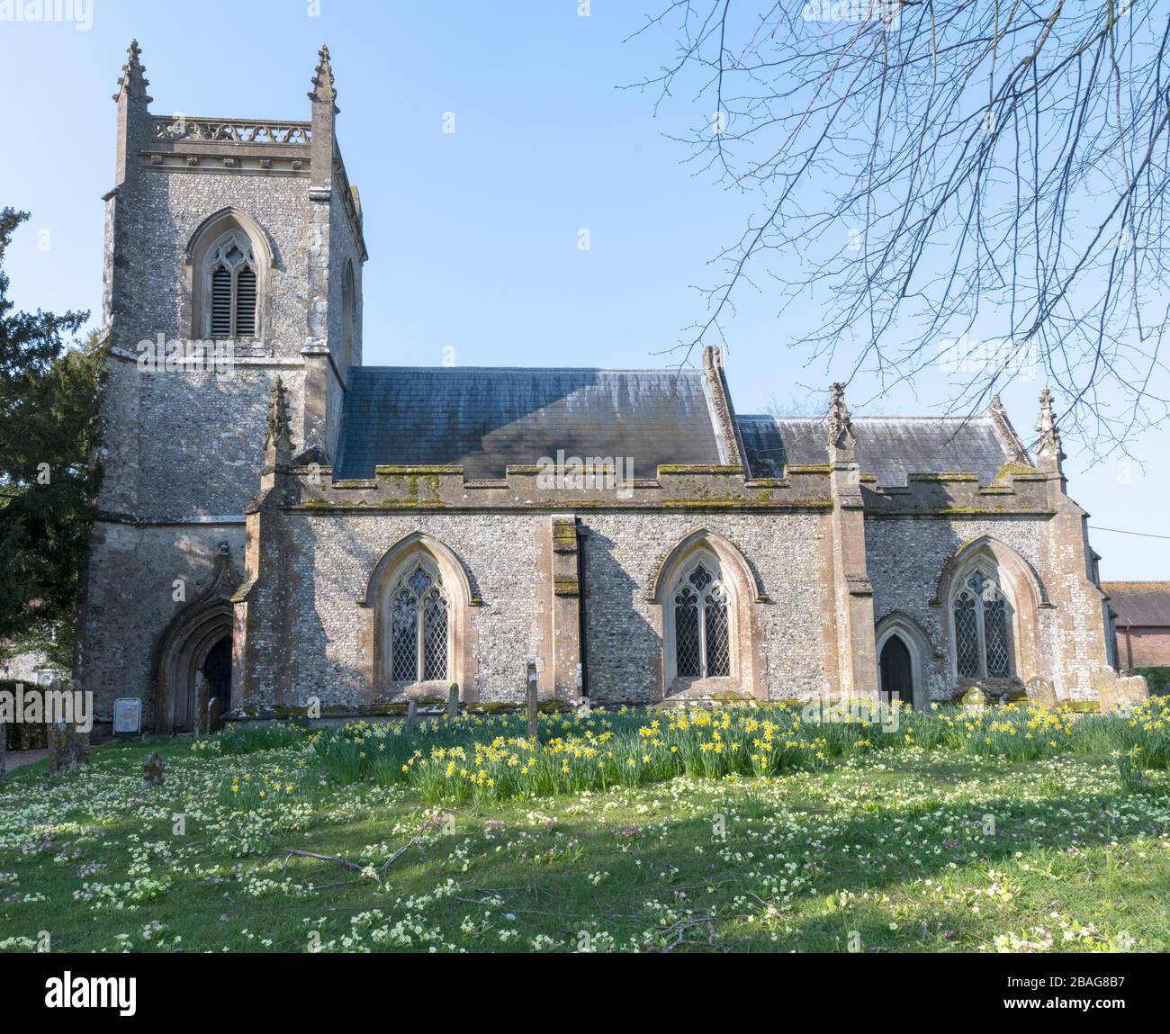 Chiesa parrocchiale di San Giacomo, Tisted orientale, Hampshire, Inghilterra, Regno Unito Foto Stock