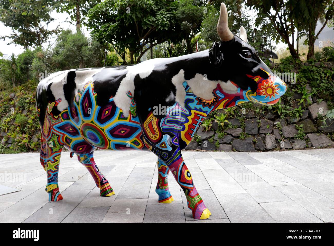 Papalote Children's Museum. Annunciano il CowParade CDMX 2020, un evento artistico urbano che è stato in giro per 20 anni e che è tornato in Messico per la sua seconda edizione. Il CowParade è una mostra pubblica internazionale, dove artisti locali decorano sculture in vetroresina a forma di mucche. Foto: Francisco Morales / DAMMPHOTO Papalote Museo del Niño. Anuncian el CowParade CDMX 2020, evento de arte urbano que lleva 20 años de presencia continua y a México regrea por su segunda edición. El CowParade es una exhibición internacional pública, donde artistas locales decoran esculturas e Foto Stock