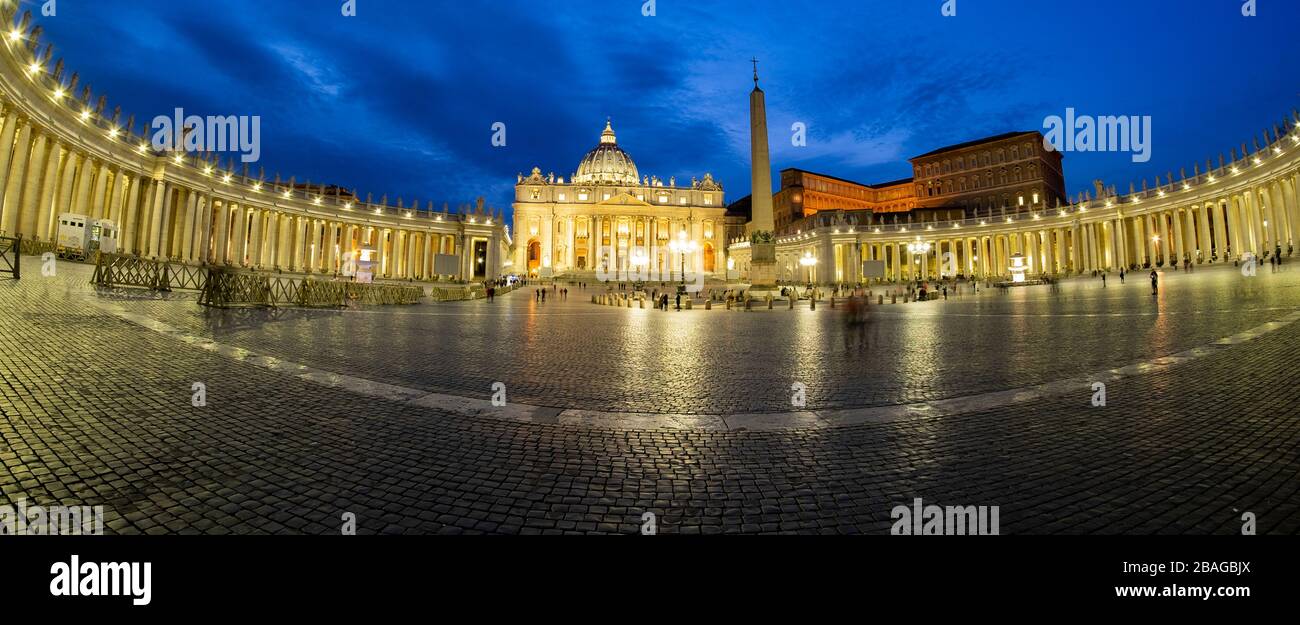 Piazza San Pietro. Città del Vaticano. Foto Stock