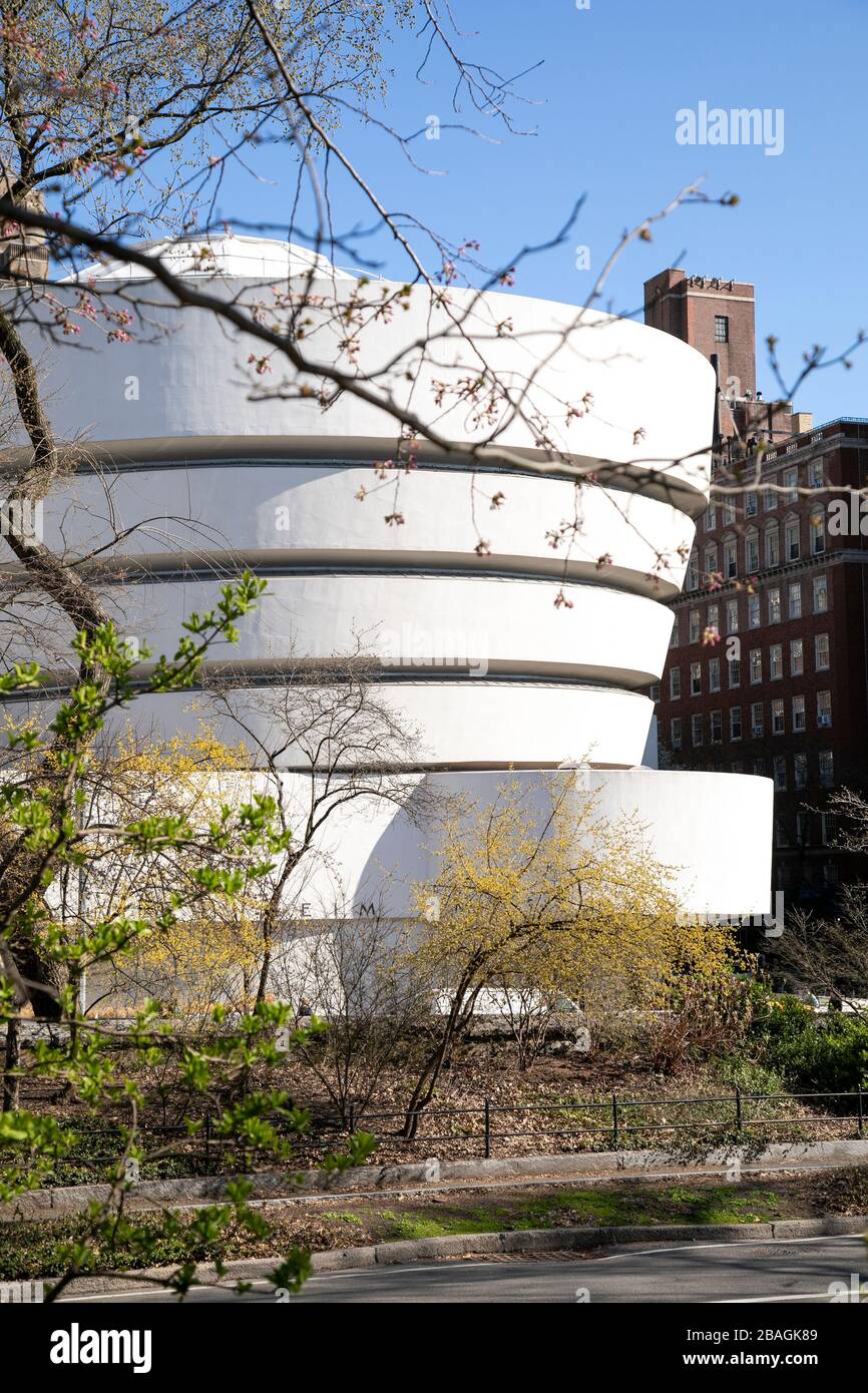 Il Guggenheim Museum di New York City. Foto Stock