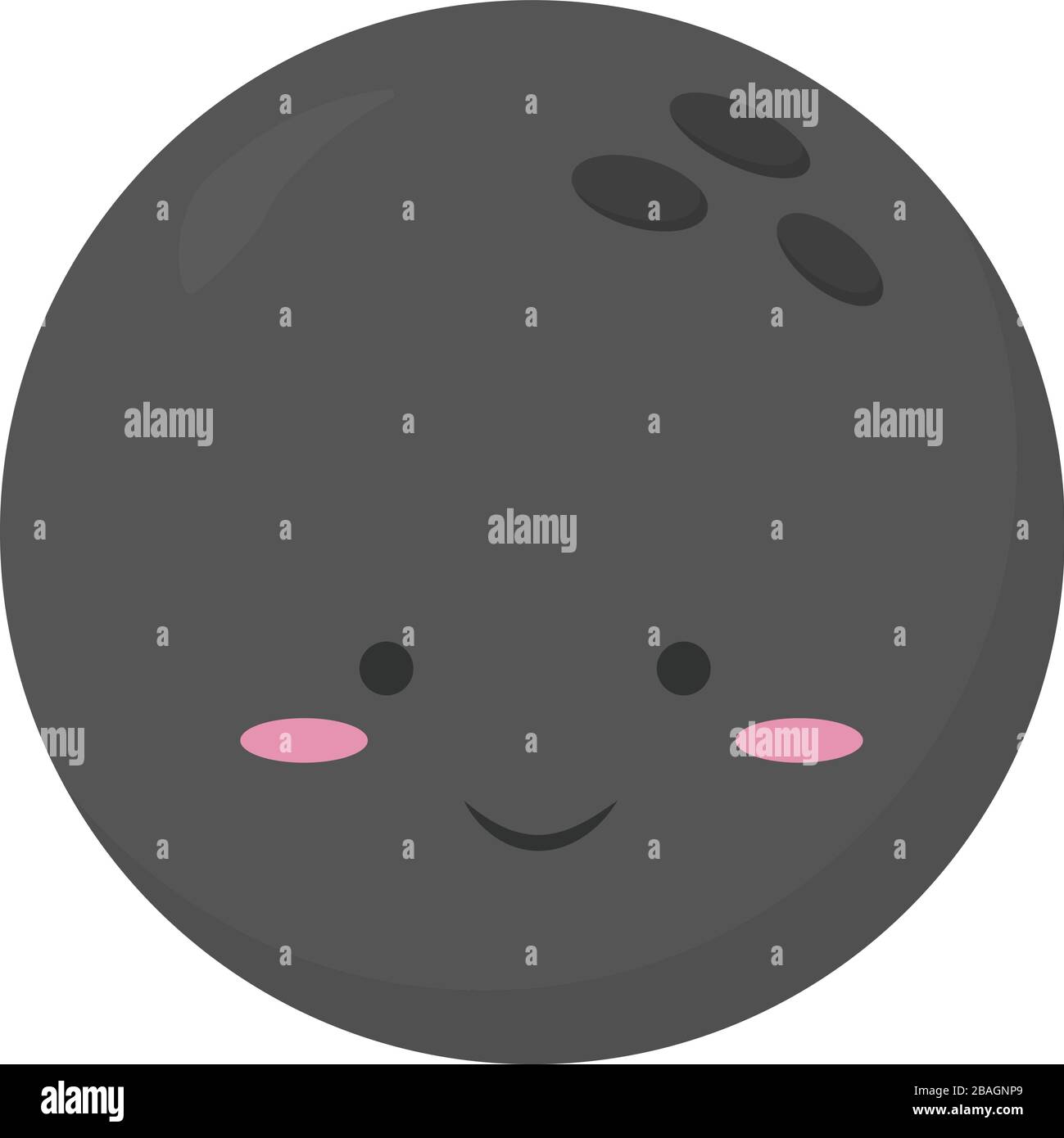 Palla da bowling, illustrazione, vettore su sfondo bianco Illustrazione Vettoriale