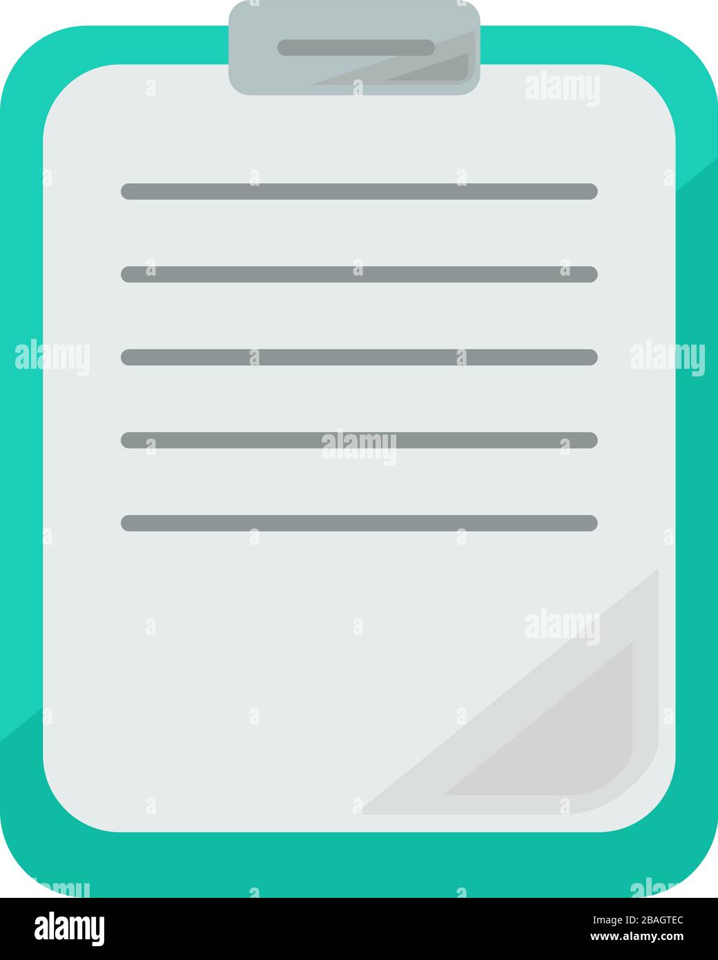 Cartella, illustrazione, vettore su sfondo bianco Illustrazione Vettoriale