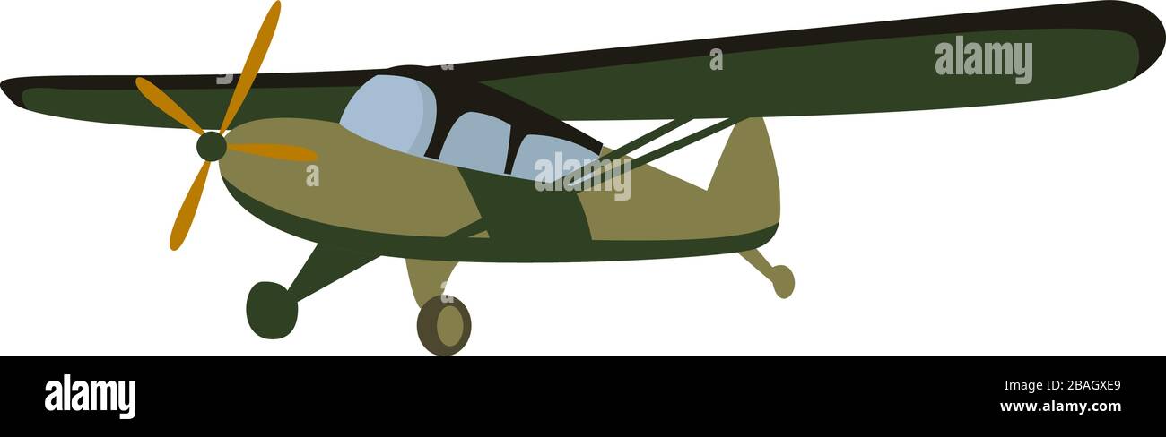 Aereo di collegamento, illustrazione, vettore su sfondo bianco Illustrazione Vettoriale