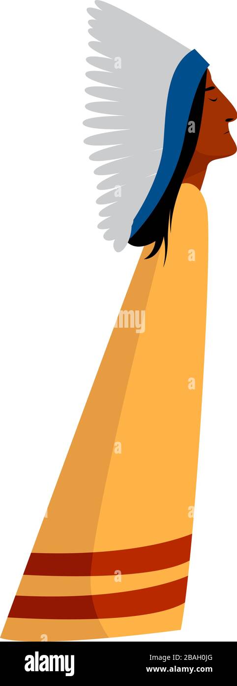 Linea di associazione tribale, illustrazione, vettore su sfondo bianco Illustrazione Vettoriale