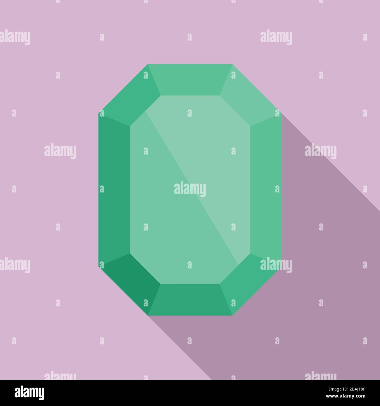 Icona gioiello solido. Illustrazione piatta di un'icona vettoriale di gioiello solido per il web design Illustrazione Vettoriale