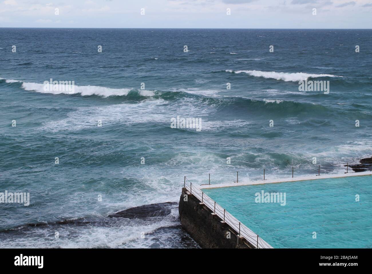 Famosa Bondi Beach a Sydney, Australia Foto Stock