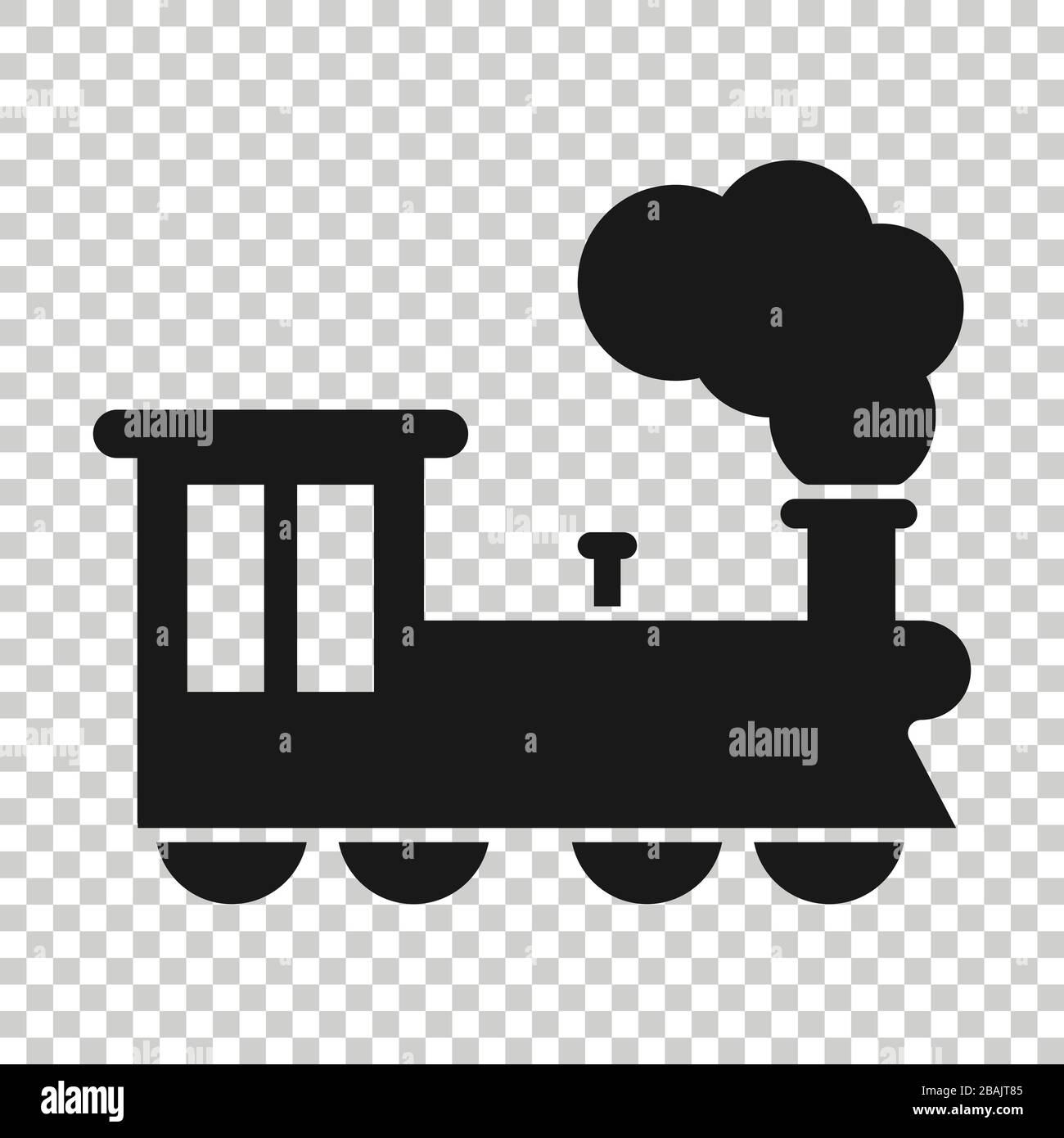 Icona della metropolitana in stile appartamento. Stazione metropolitana illustrazione vettoriale bianco su sfondo isolato. Ferrovia cargo business concetto. Illustrazione Vettoriale