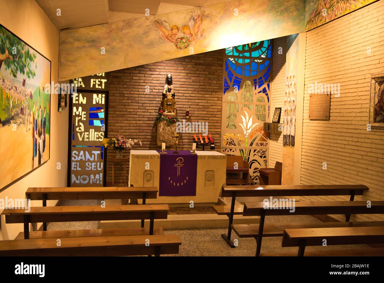 Camp nou, FC Barcellona, cappella Foto Stock