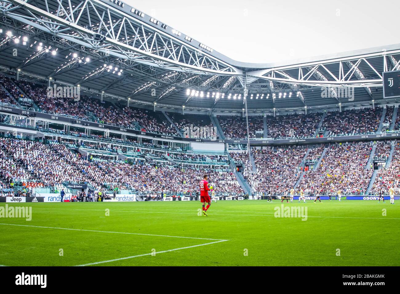 Allianz Stadium durante la stagione calcistica 2019/20 immagini simboliche - Photo credit Fabrizio Carabelli /LM/ Foto Stock