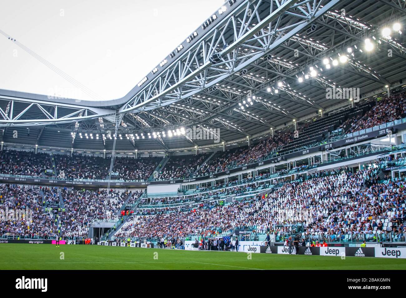 Allianz Stadium durante la stagione calcistica 2019/20 immagini simboliche - Photo credit Fabrizio Carabelli /LM/ Foto Stock