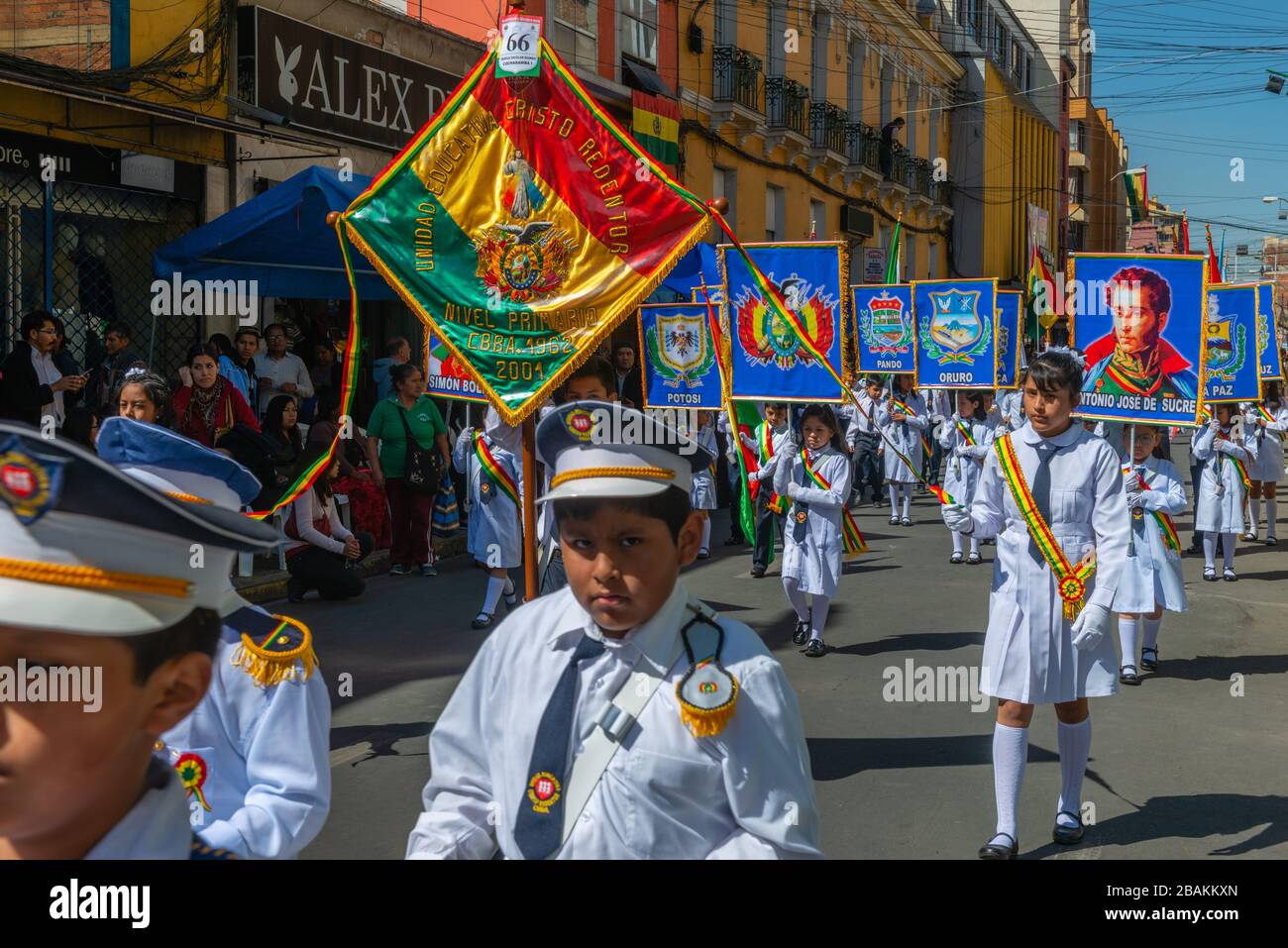 Fiesta a Cochabamba, Dipartimento di Cochabamba, Ande Orientali, Bolivia, America Latina Foto Stock