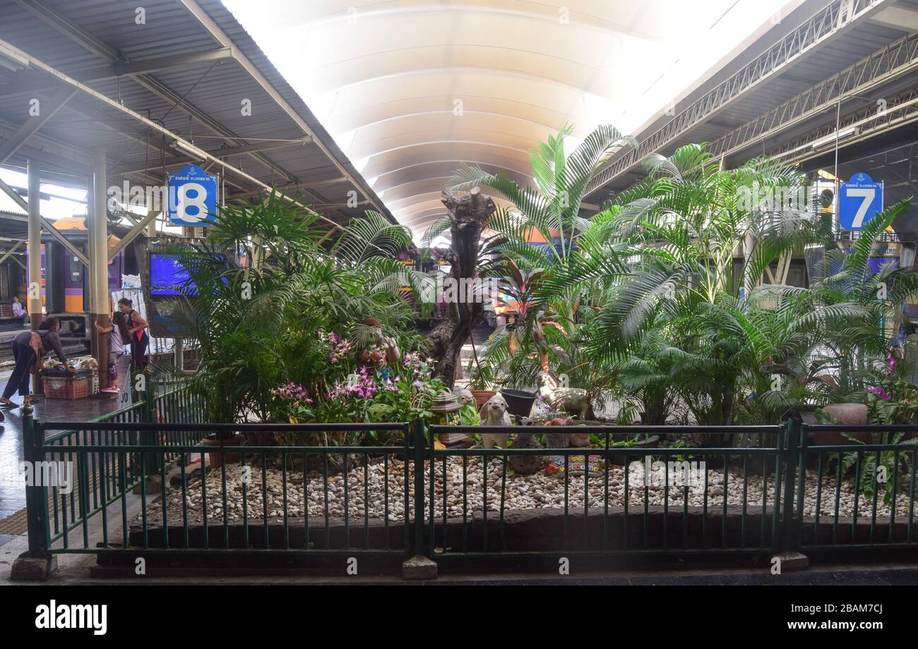 Stazione ferroviaria di Bangkok 110120 Foto Stock