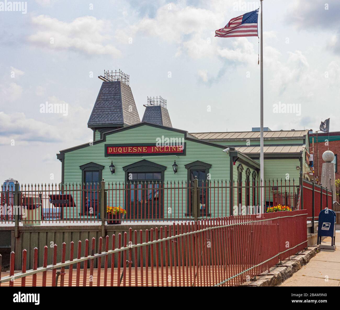 Dusquesne Incline, Pittsburgh, Pennsylvania Foto Stock