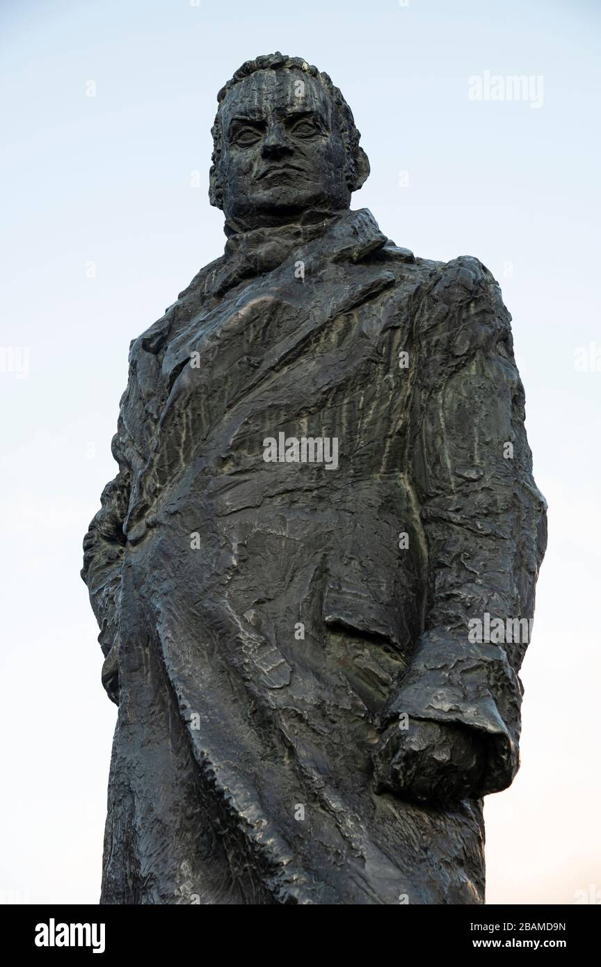 Statua di Ludvig Wiese Foto Stock