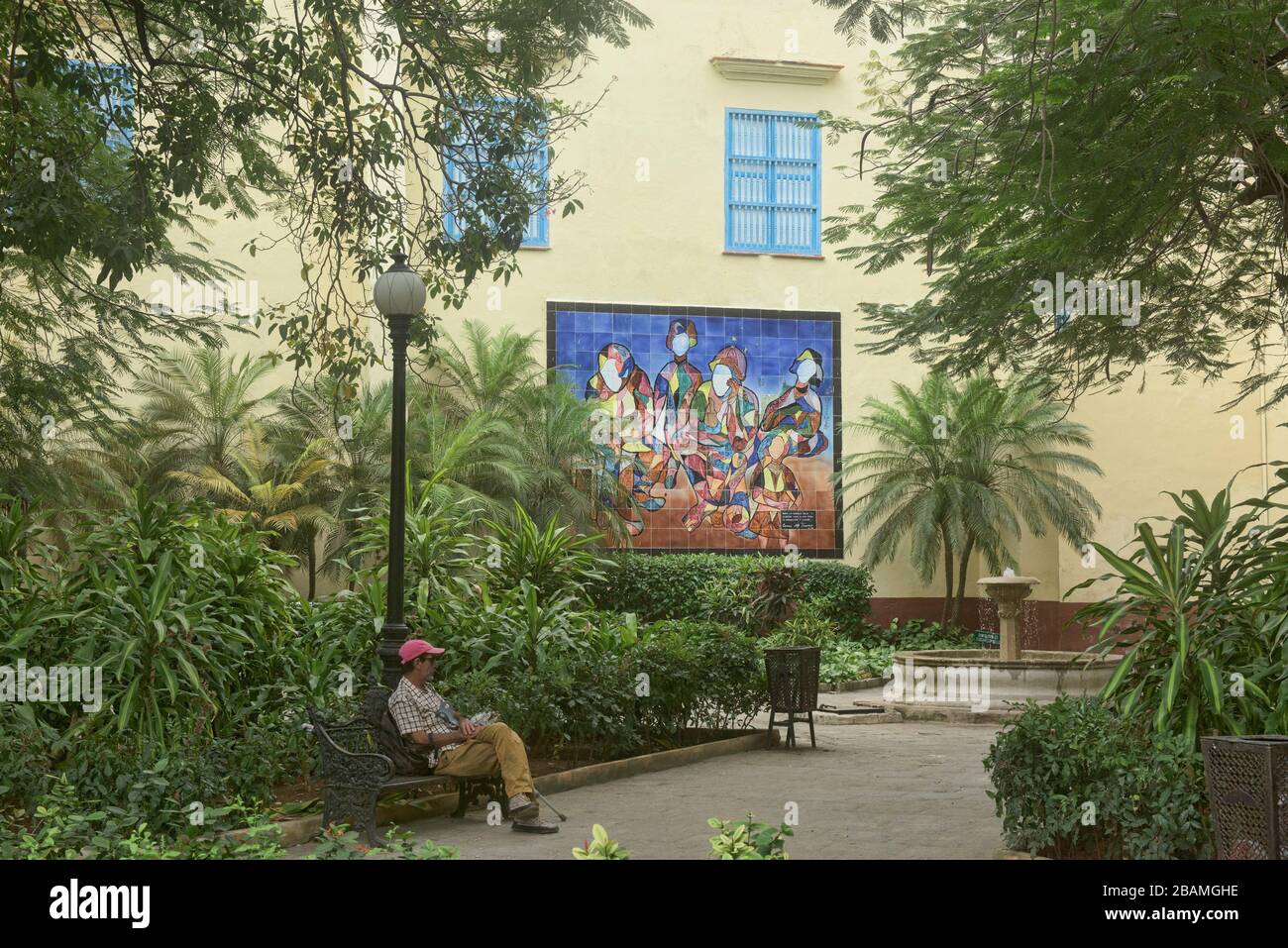 Opere d'arte a Habana Vieja, l'Avana, Cuba Foto Stock