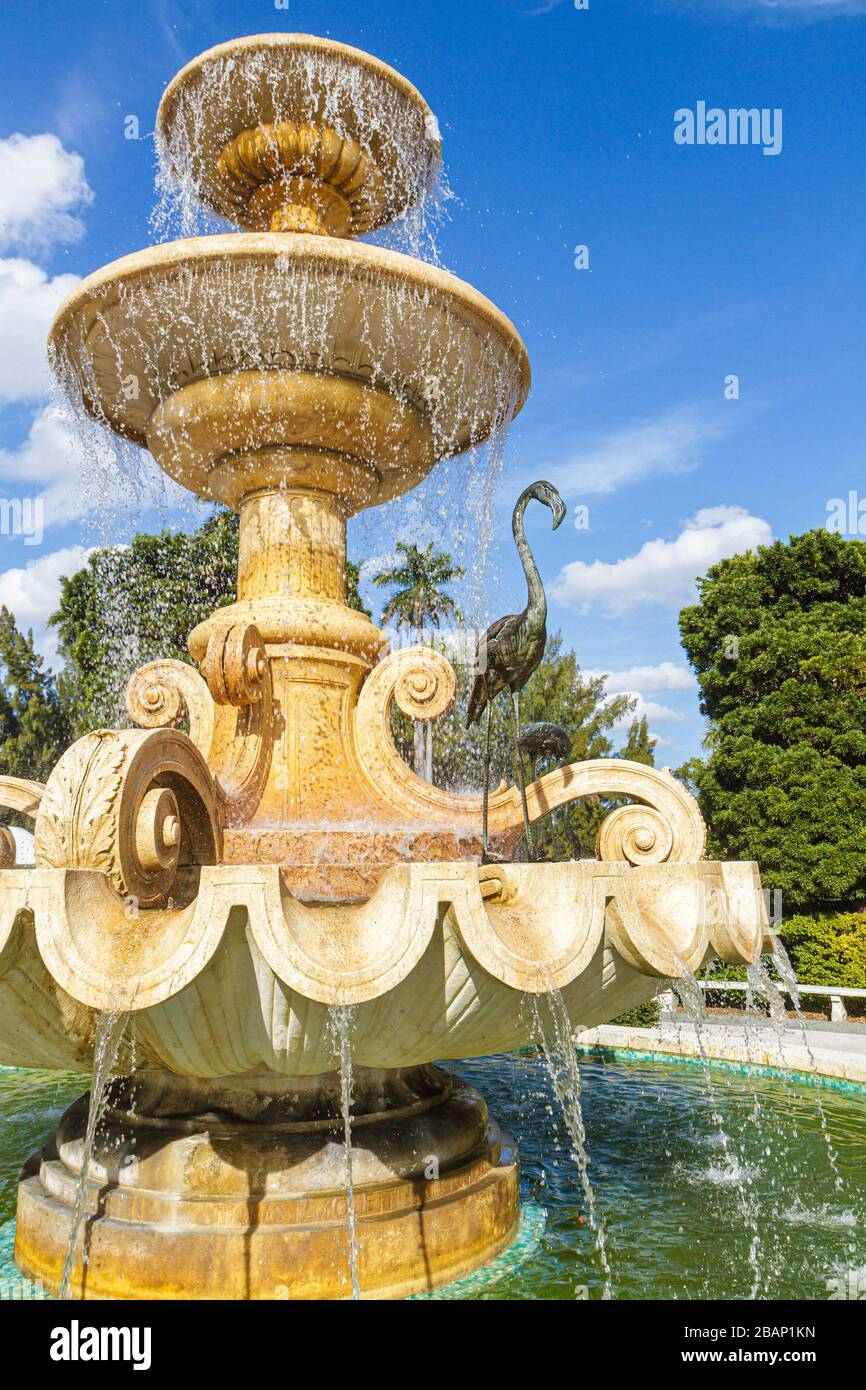 Miami Florida,Hialeah,Miami,Hialeah Park,quarto corse di cavalli,ippodromo,fontana,FL110116057 Foto Stock