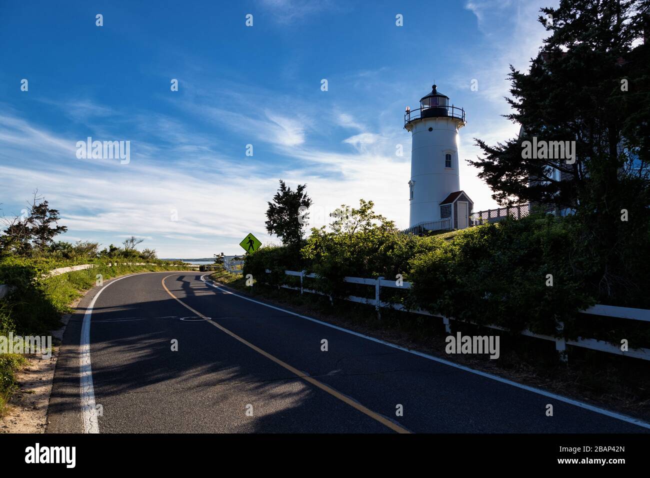 Faro di Nobska a Falmouth, Massachusetts Foto Stock