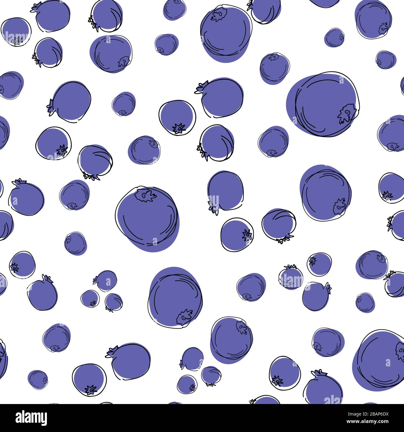 Selvaggina Berries Naturale fresco mature saporite mirtilli. Sfondo senza giunture. Illustrazione vettoriale. Illustrazione, disegno della ripetizione della superficie Illustrazione Vettoriale