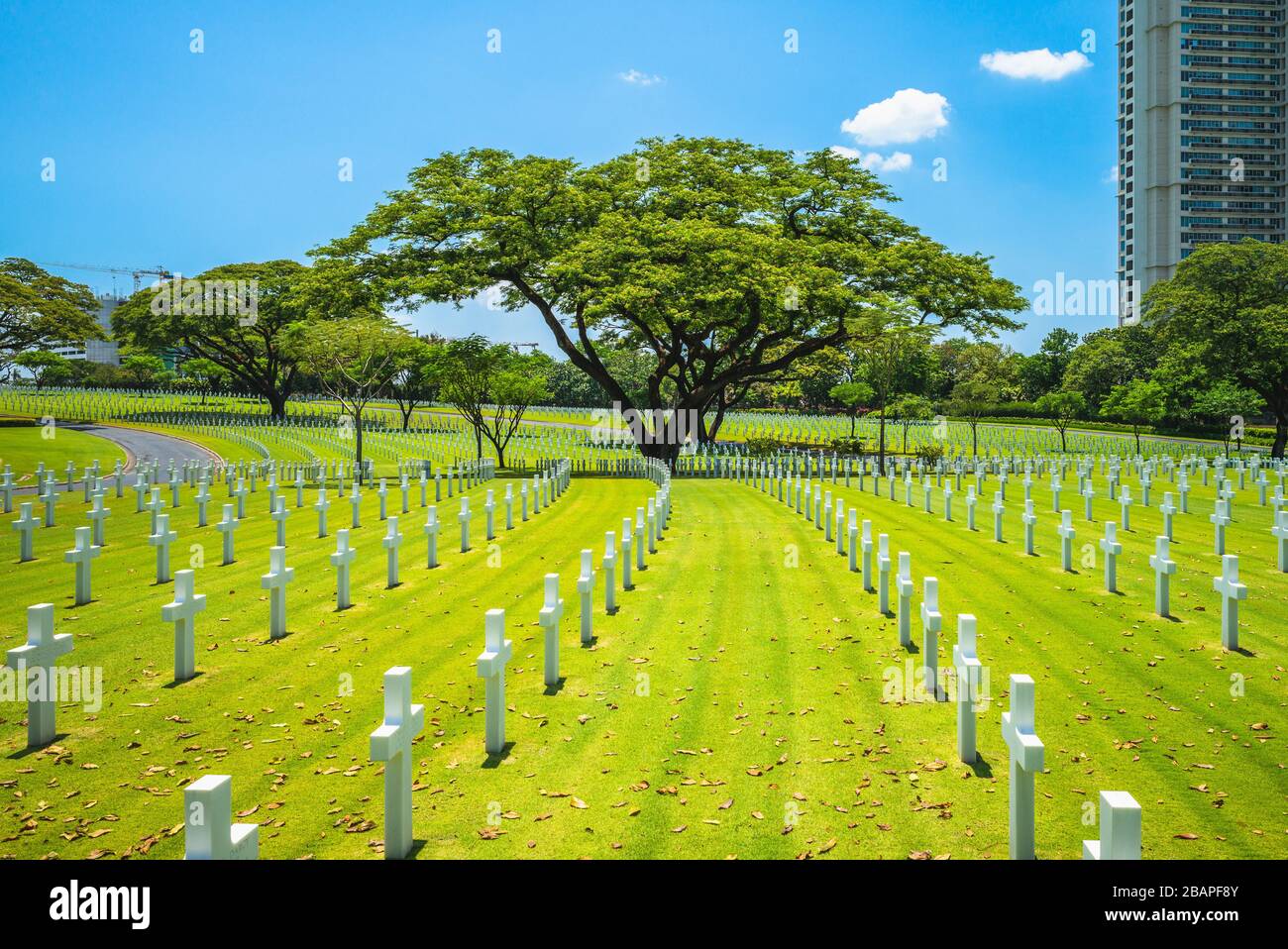 Cimitero Americano un memoriale, Manila, Filippine Foto Stock