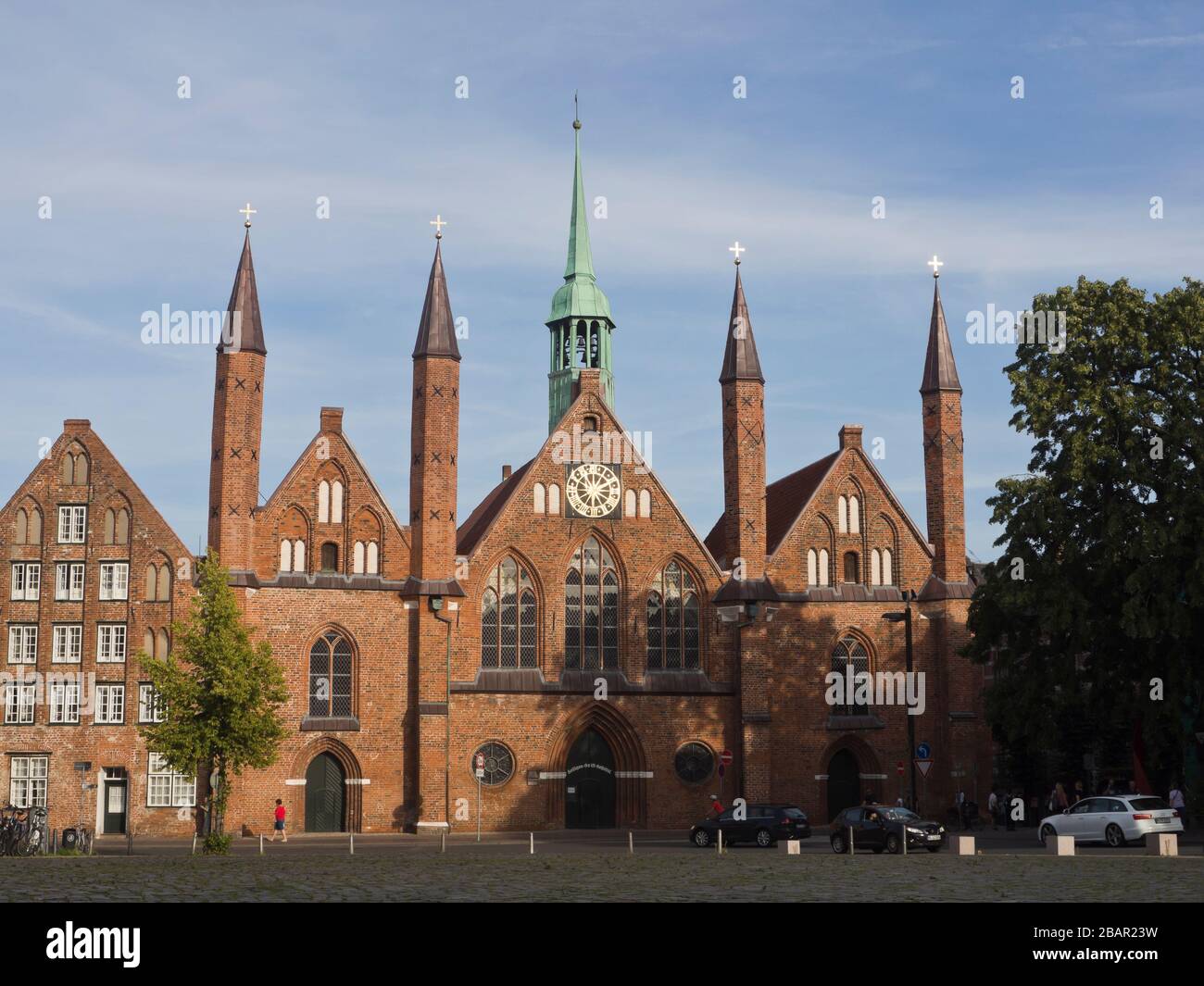Heiligen-Geist-Hospital in Lübeck Germania, un'istituzione sociale di hep risalente al 1286 Foto Stock