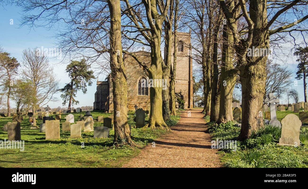 La chiesa di San pietro e Paolo in Harrington Northamptonshire Regno Unito Foto Stock