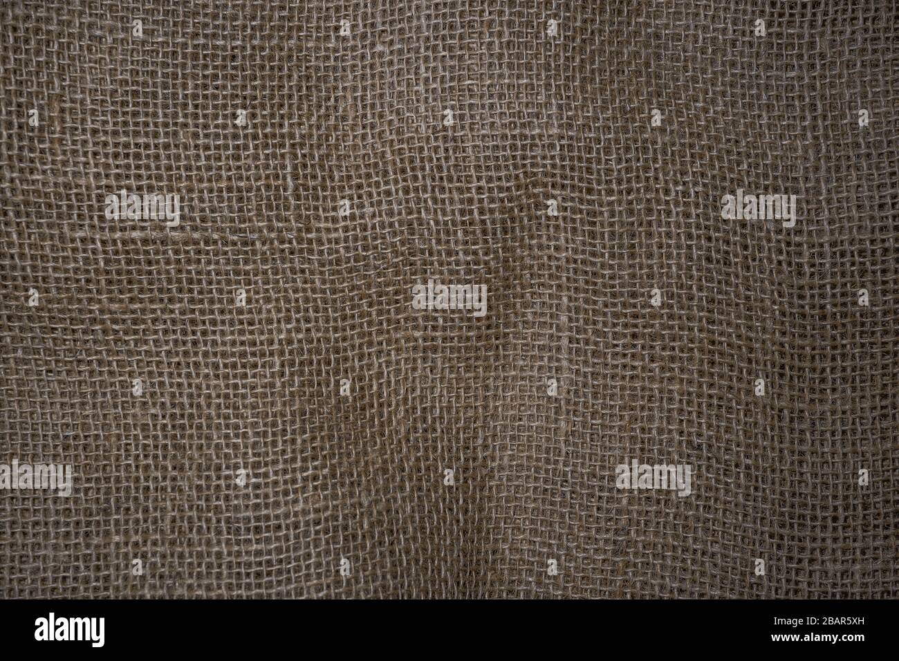 sackcloth, materiale naturale per decorazione rustica Foto Stock