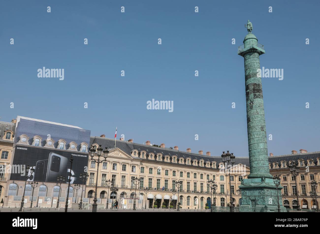 PARIGI LOCKDOWN 10TH GIORNO Foto Stock