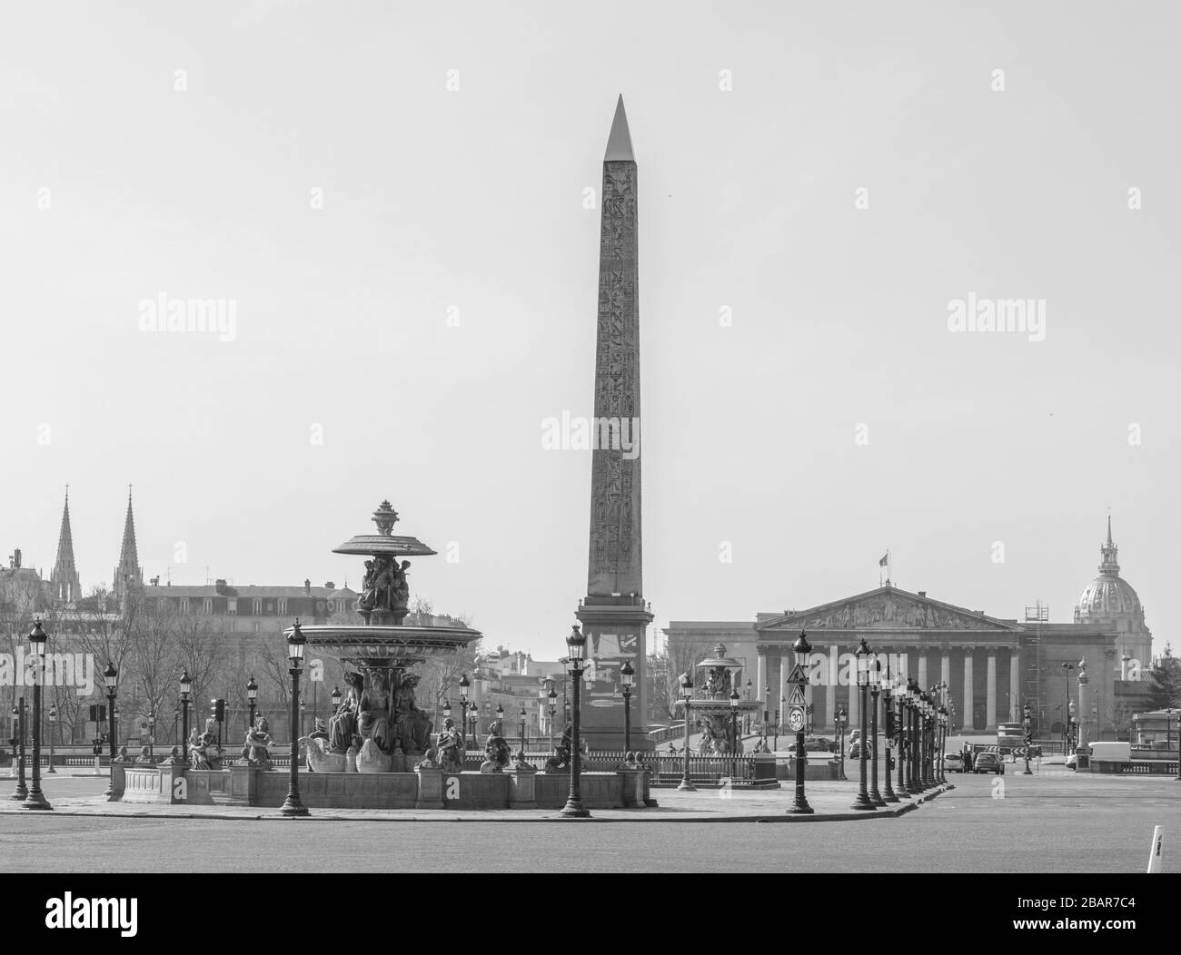 PARIGI LOCKDOWN 10TH GIORNO Foto Stock