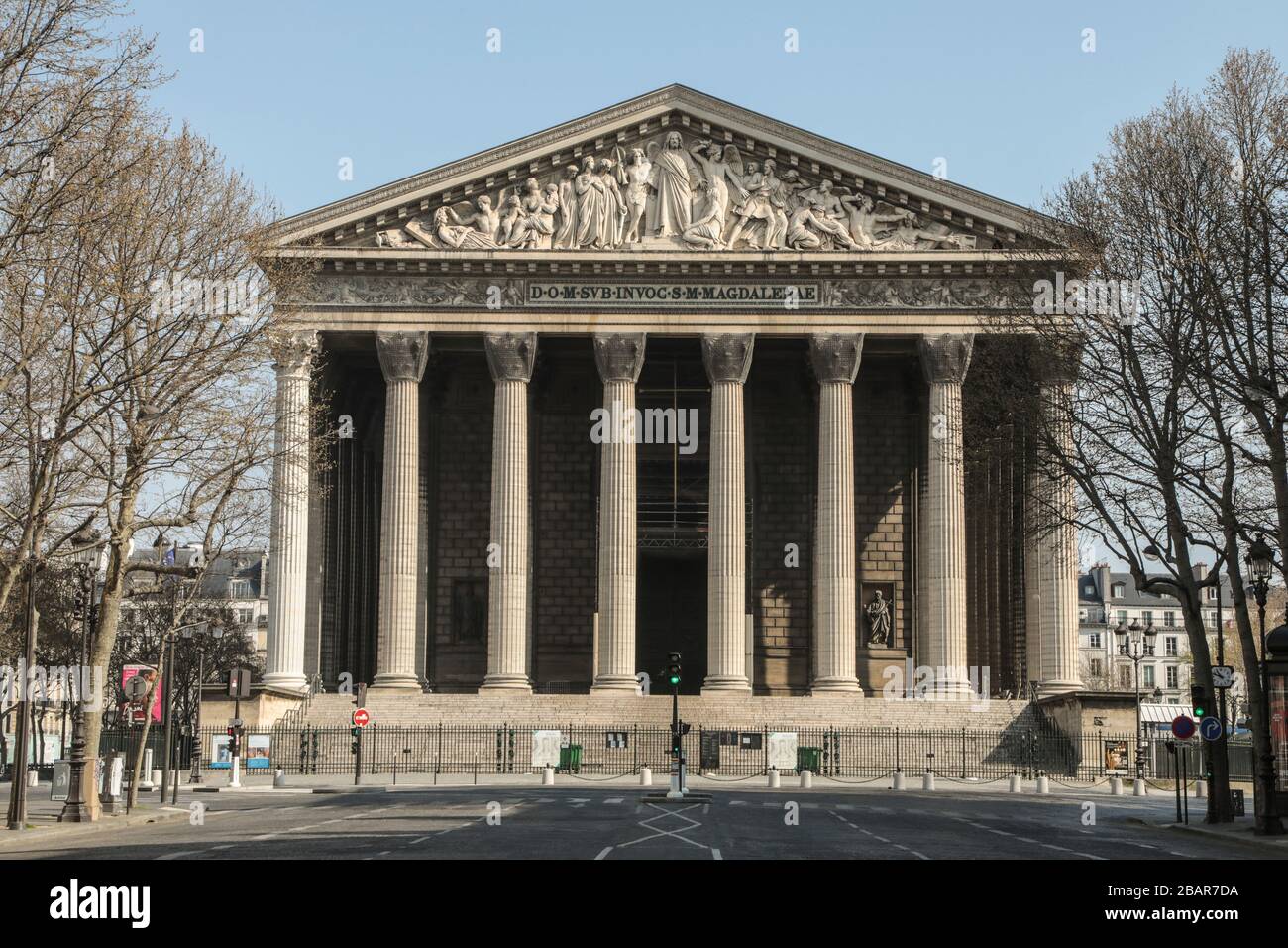 PARIGI LOCKDOWN 10TH GIORNO Foto Stock