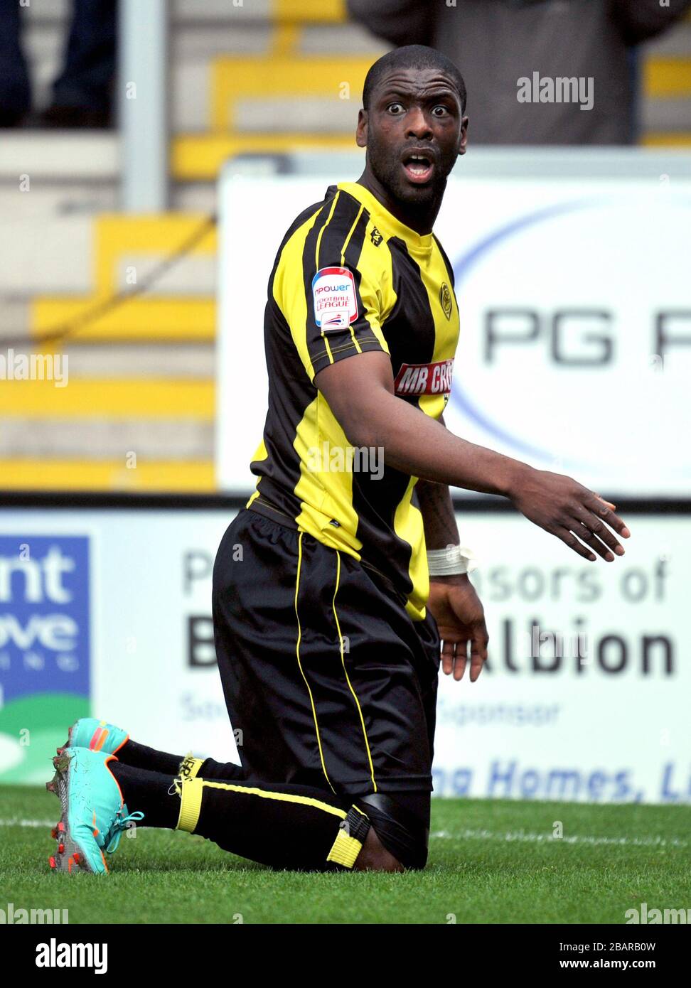 Justin Richards, Burton Albion. Foto Stock