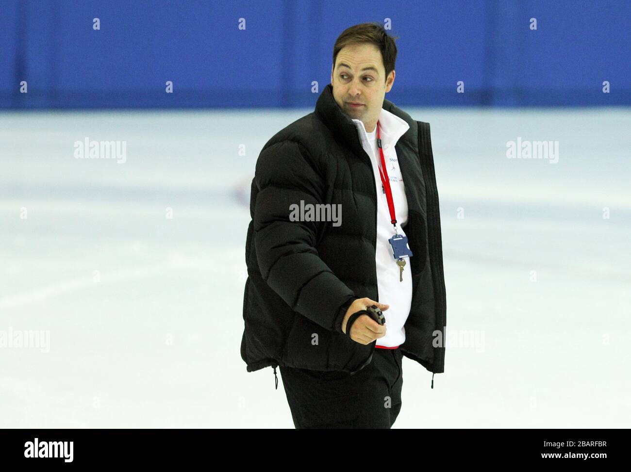 National Coach Nicky Gooch Foto Stock