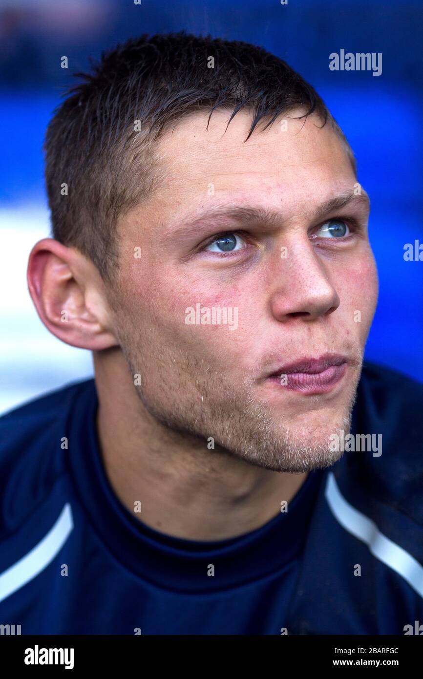 Jason Mooney di Tranmere Rovers Foto Stock